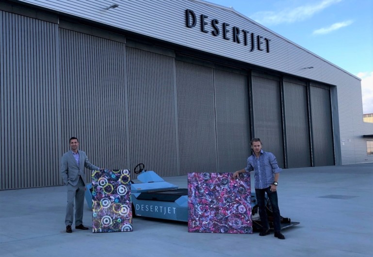 Desert Jet | Desert Jet Launches Artist Series at its Brand New Executive FBO Facility in the Coachella Valley
