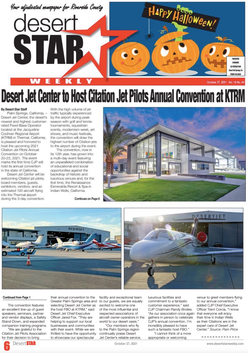 Desert Jet | Desert Star Weekly