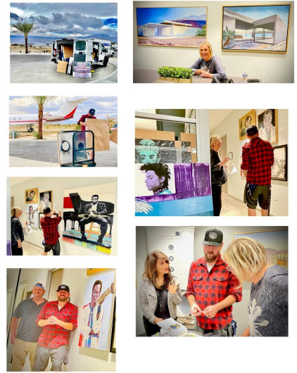Desert Jet | Desert Jet’s FBO Artist Series at KTRM continues to delight travelers flying into the Coachella Valley