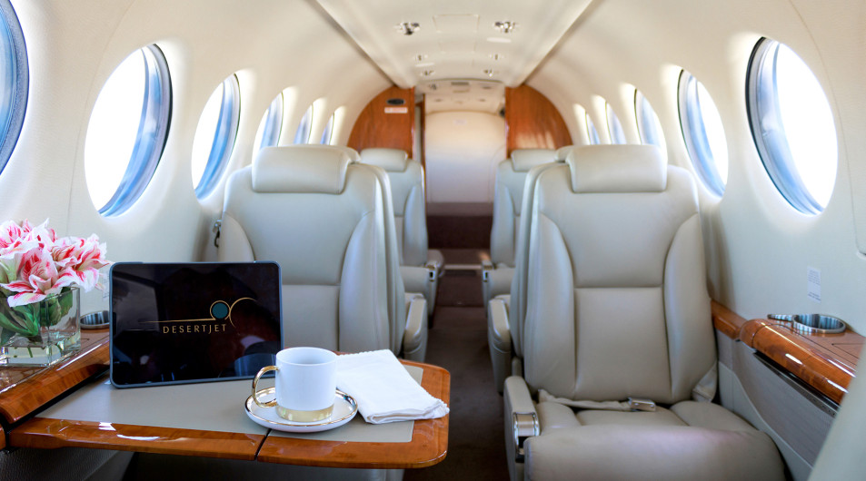 Desert Jet | Desert Jet Adds the King Air 350i Turboprop to its Managed Fleet of Charter Aircraft